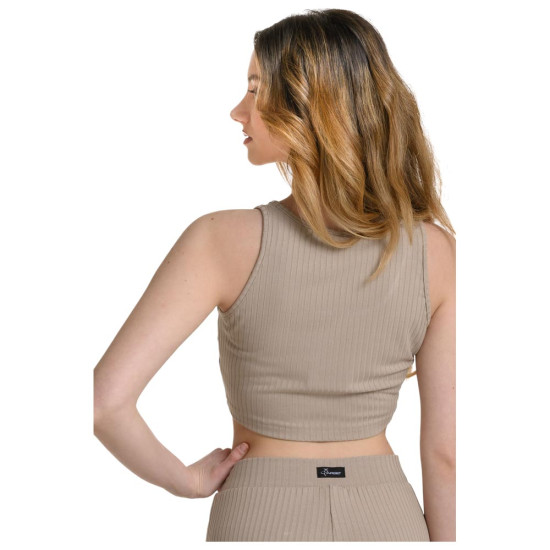 Target Γυναικεία αμάνικη μπλούζα Rib Crop Top